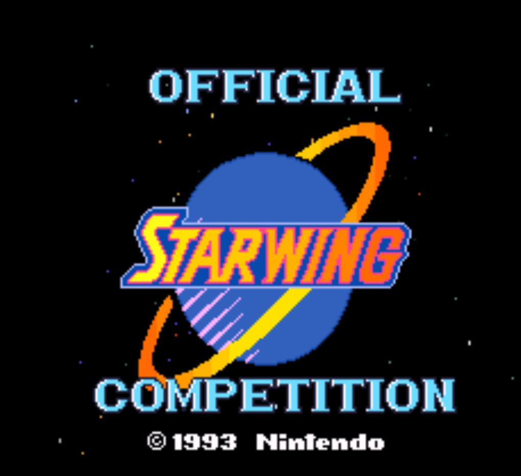 Starwing Title Screen